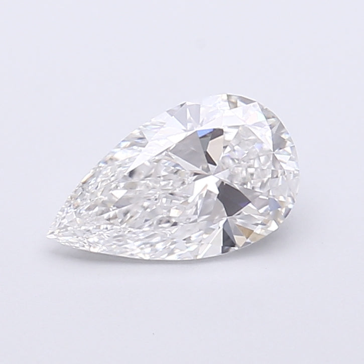 1.00 Carat Pear Shaped, Very Good Cut, D Color, VVS2 Clarity, IGI Certified Lab Grown Diamond