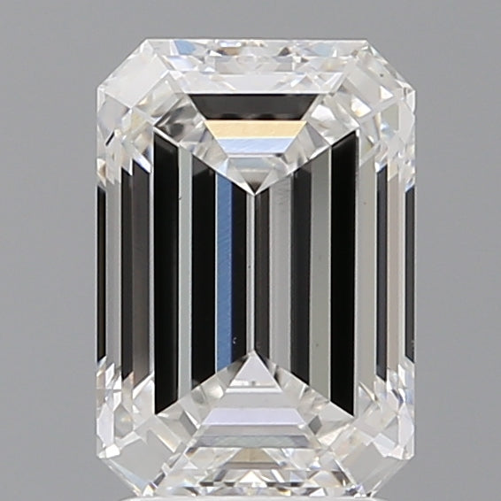 2.53 Carat Emerald Shaped, Ideal Cut, E Color, VS1 Clarity, IGI Certified Lab Grown Diamond