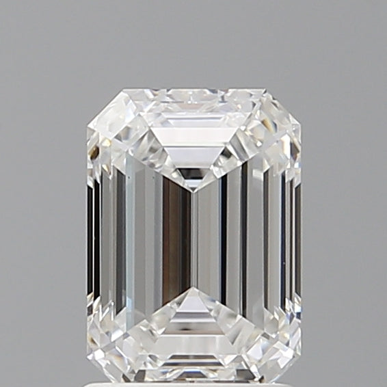 1.58 Carat Emerald Shaped, Ideal Cut, D Color, VS1 Clarity, IGI Certified Lab Grown Diamond
