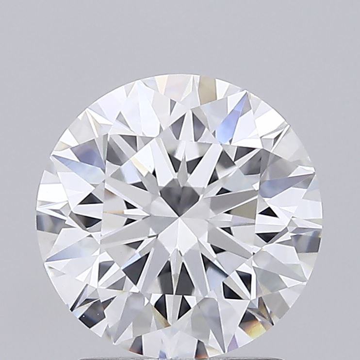 2.02 Carat Round Shaped, Ideal Cut, E Color, VVS2 Clarity, IGI Certified Lab Grown Diamond