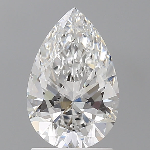 1.60 Carat Pear Shaped, Ideal Cut, D Color, VVS2 Clarity, IGI Certified Lab Grown Diamond