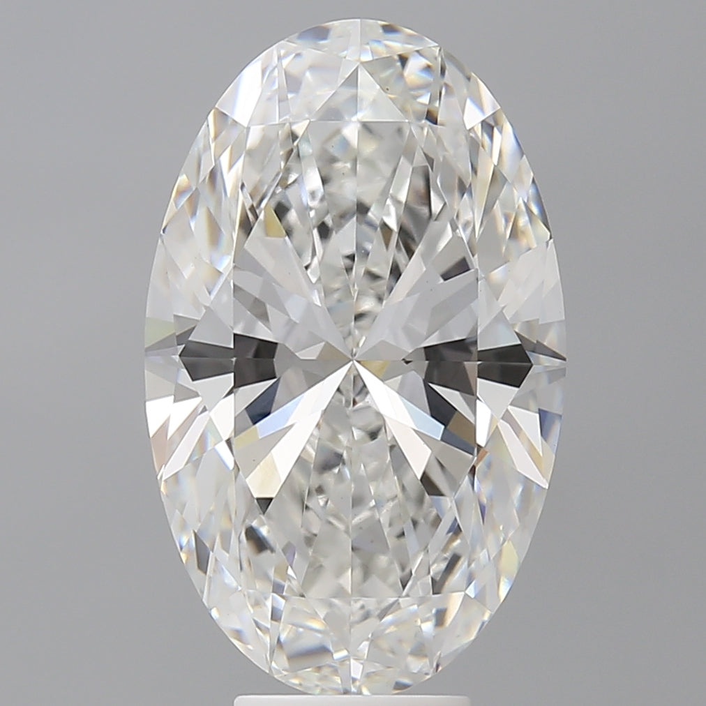 7.58 Carat Oval Shaped, Ideal Cut, E Color, VVS2 Clarity, IGI Certified Lab Grown Diamond