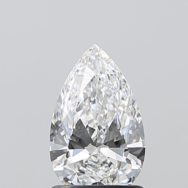 1.04 Carat Pear Shaped, Excellent Cut, D Color, VVS2 Clarity, IGI Certified Lab Grown Diamond