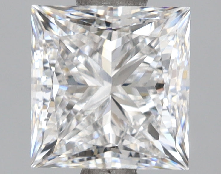 2.10 Carat Princess Shaped, Ideal Cut, D Color, VVS1 Clarity, IGI Certified Lab Grown Diamond