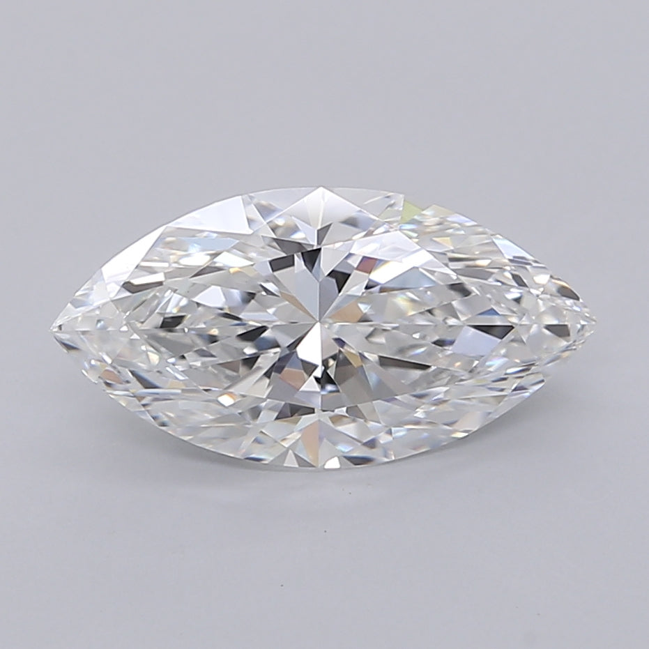 2.51 Carat Marquise Shaped, Excellent Cut, E Color, VVS2 Clarity, IGI Certified Lab Grown Diamond