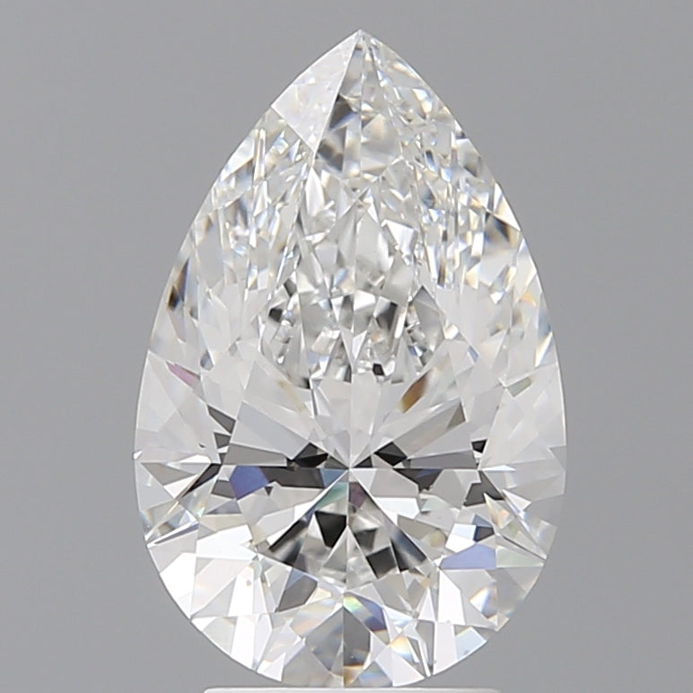 3.51 Carat Pear Shaped, Ideal Cut, E Color, VS1 Clarity, IGI Certified Lab Grown Diamond