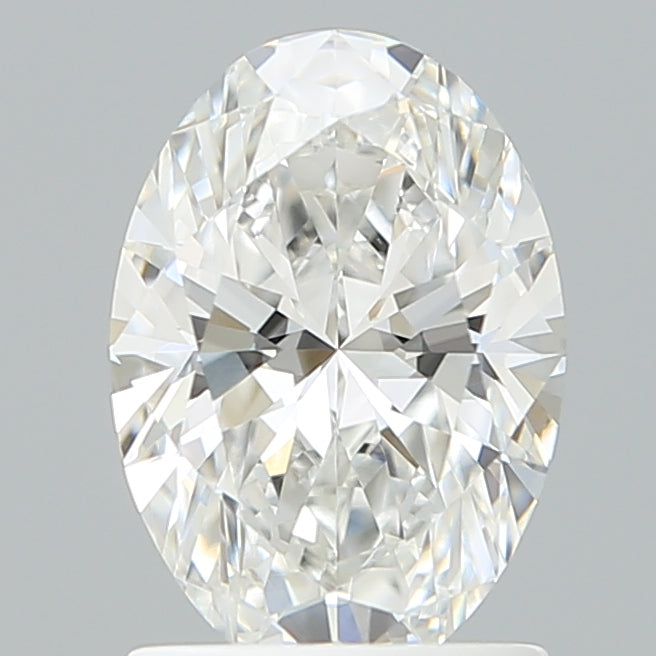 1.50 Carat Oval Shaped, Ideal Cut, E Color, VVS2 Clarity, IGI Certified Lab Grown Diamond