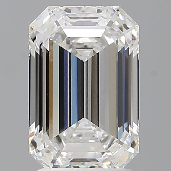 2.59 Carat Emerald Shaped, Ideal Cut, E Color, VVS2 Clarity, IGI Certified Lab Grown Diamond