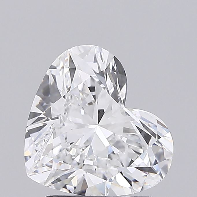 1.86 Carat Heart Shaped, Very Good Cut, D Color, IF Clarity, IGI Certified Lab Grown Diamond