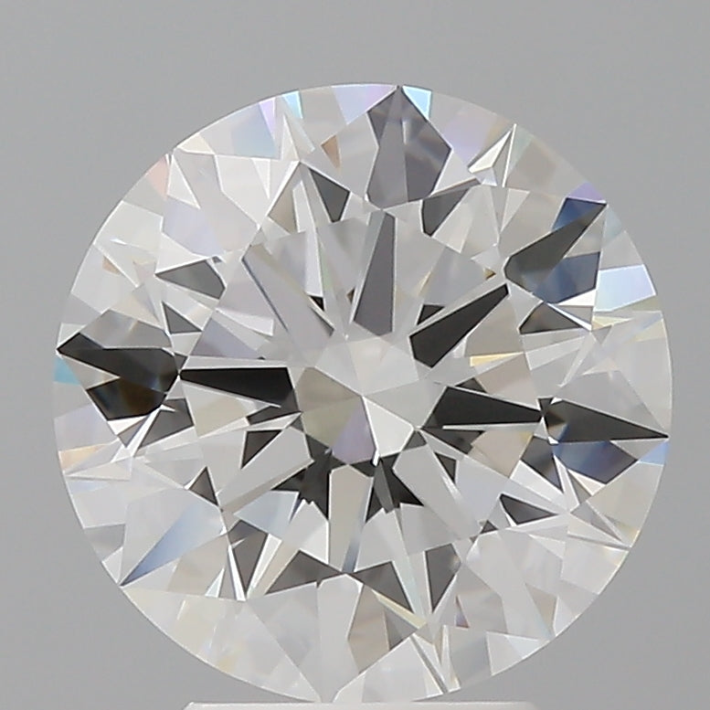 4.09 Carat Round Shaped, Ideal Cut, E Color, VVS2 Clarity, IGI Certified Lab Grown Diamond