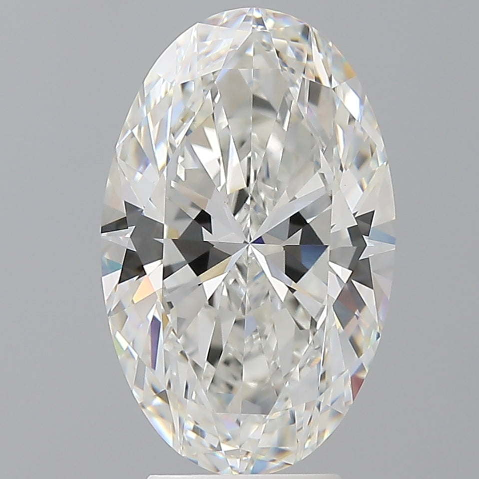 4.58 Carat Oval Shaped, Ideal Cut, F Color, VVS2 Clarity, IGI Certified Lab Grown Diamond