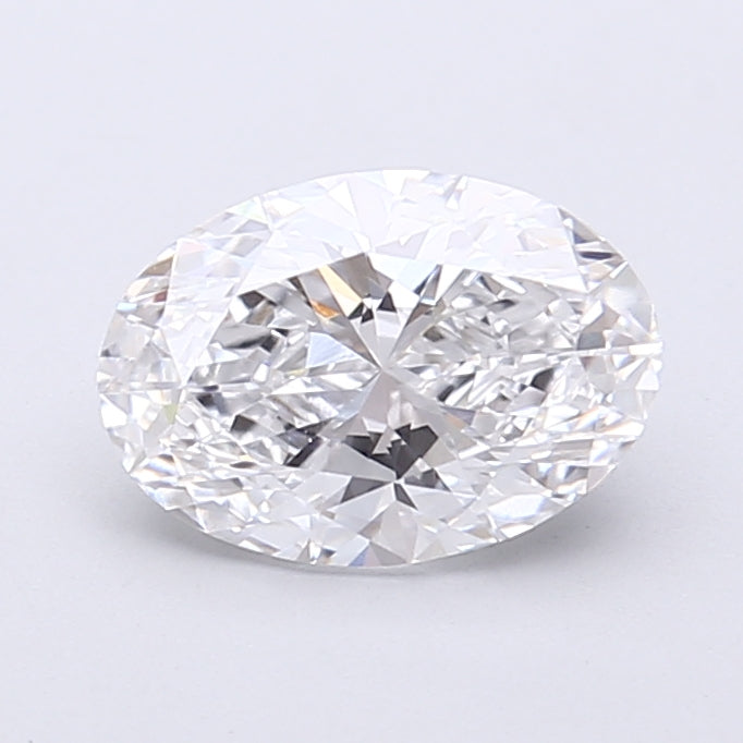 1.50 Carat Oval Shaped, Very Good Cut, D Color, VS1 Clarity, IGI Certified Lab Grown Diamond