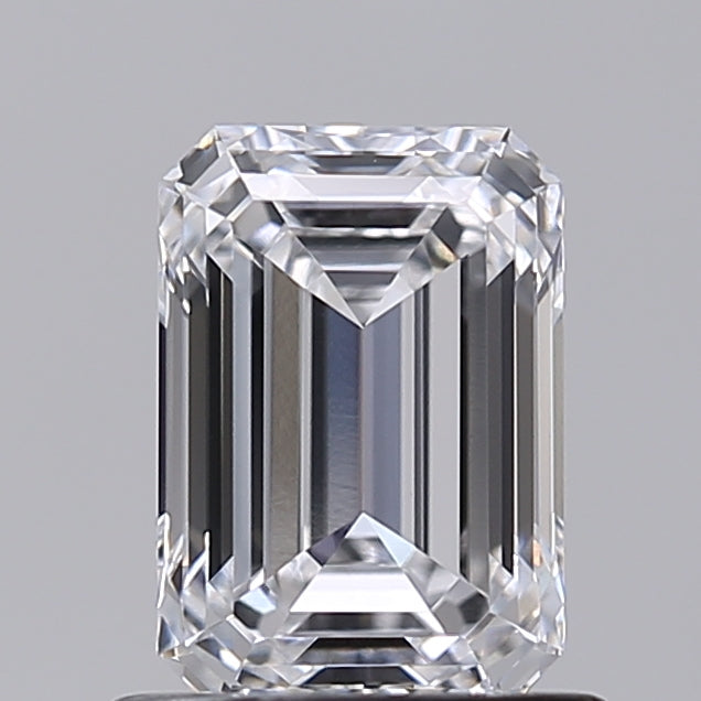 1.01 Carat Emerald Shaped, Excellent Cut, D Color, VVS2 Clarity, IGI Certified Lab Grown Diamond