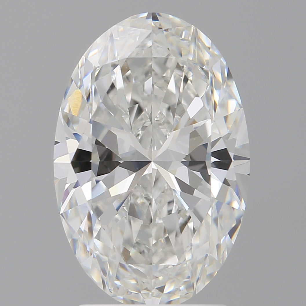 3.01 Carat Oval Shaped, Ideal Cut, F Color, VVS2 Clarity, IGI Certified Lab Grown Diamond