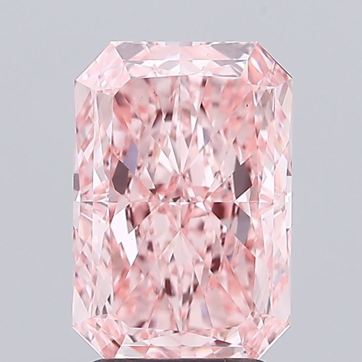 2.58 Carat Radiant Shaped, Excellent Cut, VS1 Clarity, IGI Certified Lab Grown Diamond