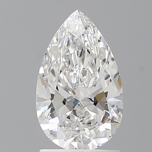 1.53 Carat Pear Shaped, Ideal Cut, E Color, VVS2 Clarity, IGI Certified Lab Grown Diamond