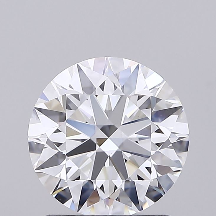 1.56 Carat Round Shaped, Ideal Cut, D Color, VS1 Clarity, IGI Certified Lab Grown Diamond