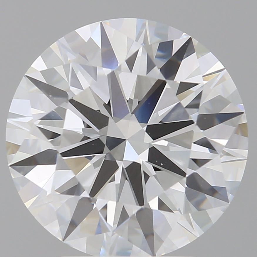 3.60 Carat Round Shaped, Ideal Cut, E Color, VVS2 Clarity, IGI Certified Lab Grown Diamond