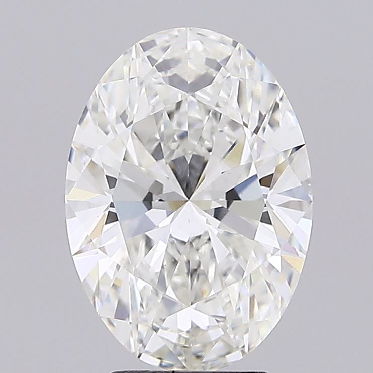 4.05 Carat Oval Shaped, Ideal Cut, VVS2 Clarity, IGI Certified Lab Grown Diamond