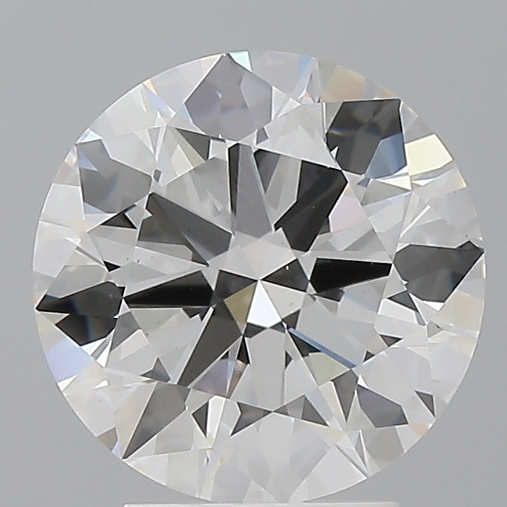 3.55 Carat Round Shaped, Ideal Cut, F Color, VS1 Clarity, IGI Certified Lab Grown Diamond