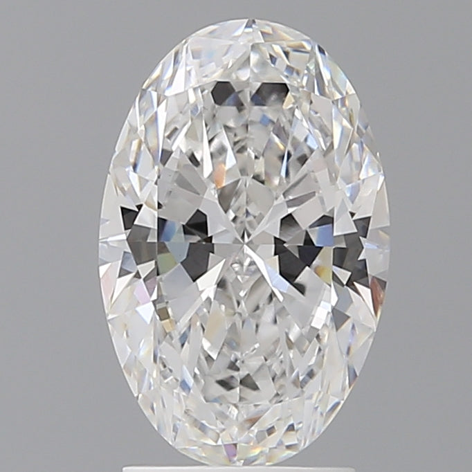 2.54 Carat Oval Shaped, Ideal Cut, D Color, VVS2 Clarity, IGI Certified Lab Grown Diamond