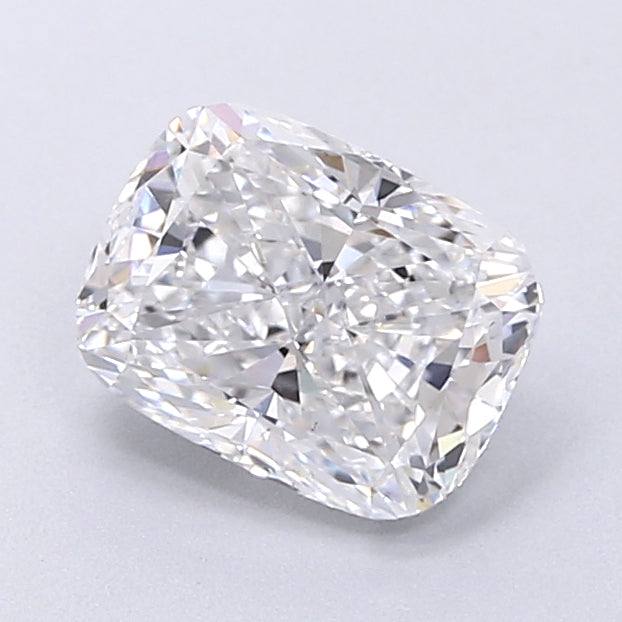 1.58 Carat Cushion Shaped, Very Good Cut, D Color, VS1 Clarity, IGI Certified Lab Grown Diamond