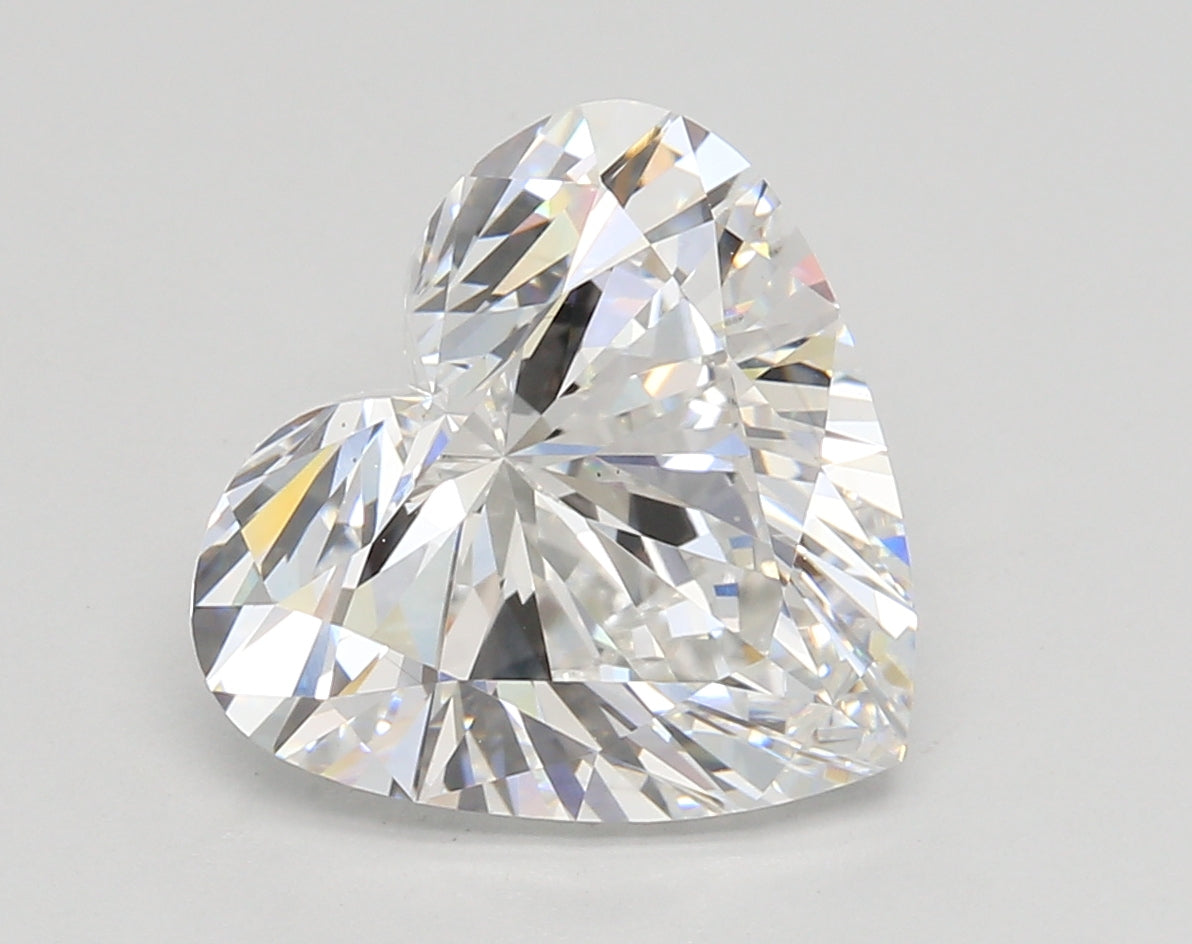 4.79 Carat Heart Shaped, Excellent Cut, E Color, VS1 Clarity, IGI Certified Lab Grown Diamond