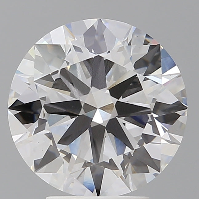 3.96 Carat Round Shaped, Excellent Cut, E Color, VS1 Clarity, IGI Certified Lab Grown Diamond