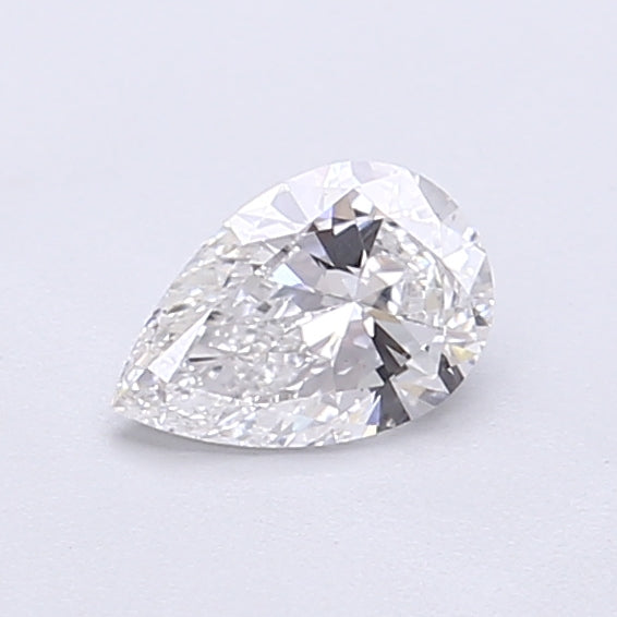 0.42 Carat Pear Shaped, Very Good Cut, D Color, SI1 Clarity, IGI Certified Lab Grown Diamond