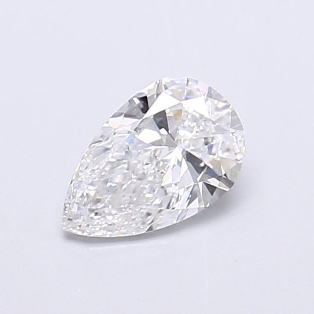0.50 Carat Pear Shaped, Very Good Cut, D Color, VS1 Clarity, IGI Certified Lab Grown Diamond
