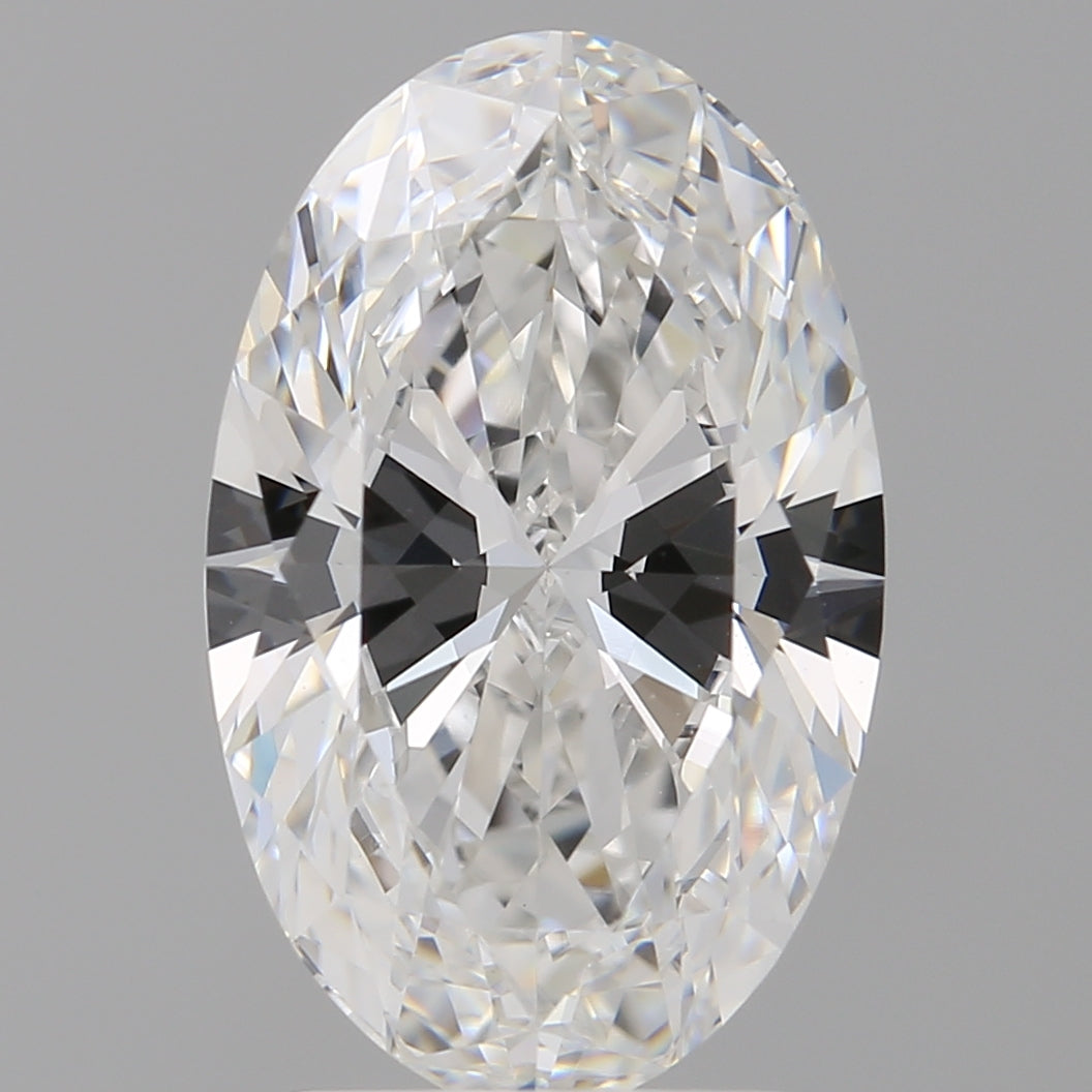 3.04 Carat Oval Shaped, Ideal Cut, E Color, VVS2 Clarity, IGI Certified Lab Grown Diamond