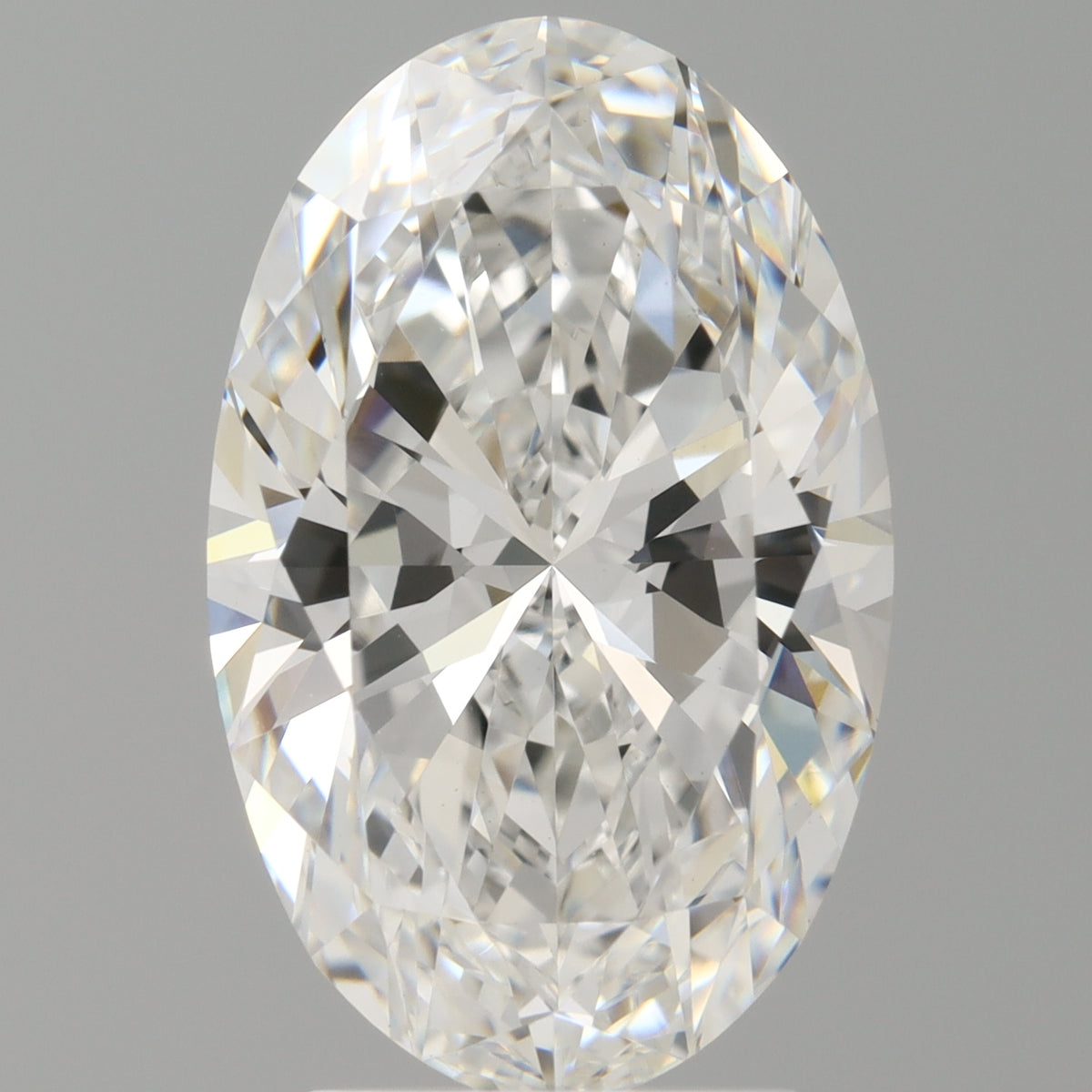 3.59 Carat Oval Shaped, Ideal Cut, E Color, VVS2 Clarity, IGI Certified Lab Grown Diamond