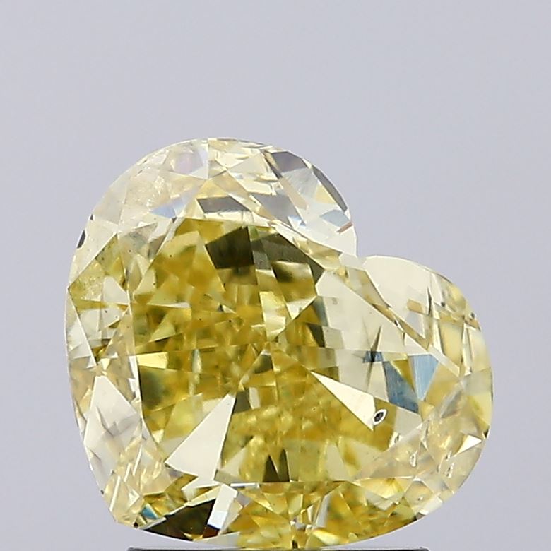 2.62 Carat Heart Shaped, Very Good Cut, I1 Clarity, IGI Certified Lab Grown Diamond