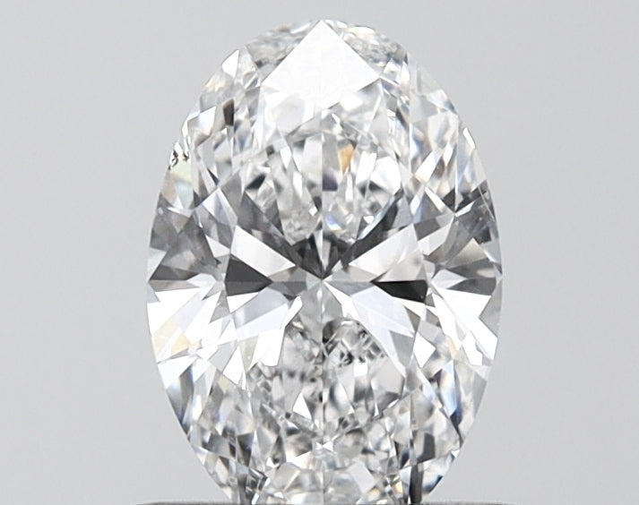 1.07 Carat Oval Shaped, Ideal Cut, D Color, VVS1 Clarity, IGI Certified Lab Grown Diamond
