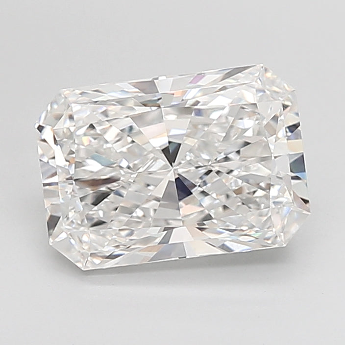 4.01 Carat Radiant Shaped, Ideal Cut, D Color, VVS2 Clarity, IGI Certified Lab Grown Diamond