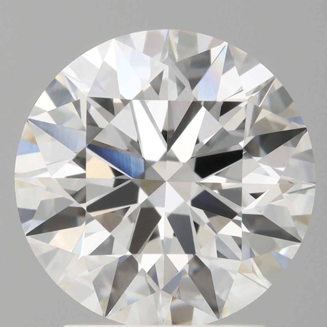 2.51 Carat Round Shaped, Ideal Cut, E Color, VVS2 Clarity, IGI Certified Lab Grown Diamond