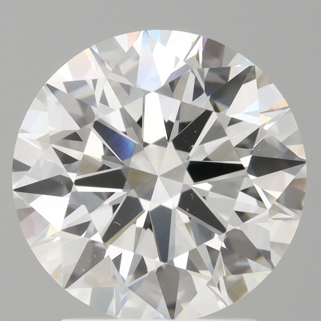 2.59 Carat Round Shaped, Ideal Cut, E Color, VVS2 Clarity, IGI Certified Lab Grown Diamond