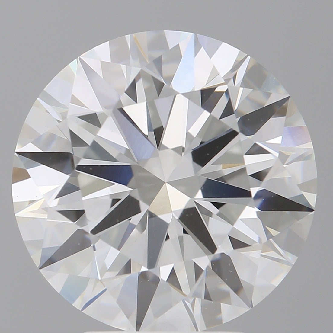 5.04 Carat Round Shaped, Ideal Cut, F Color, VVS2 Clarity, IGI Certified Lab Grown Diamond