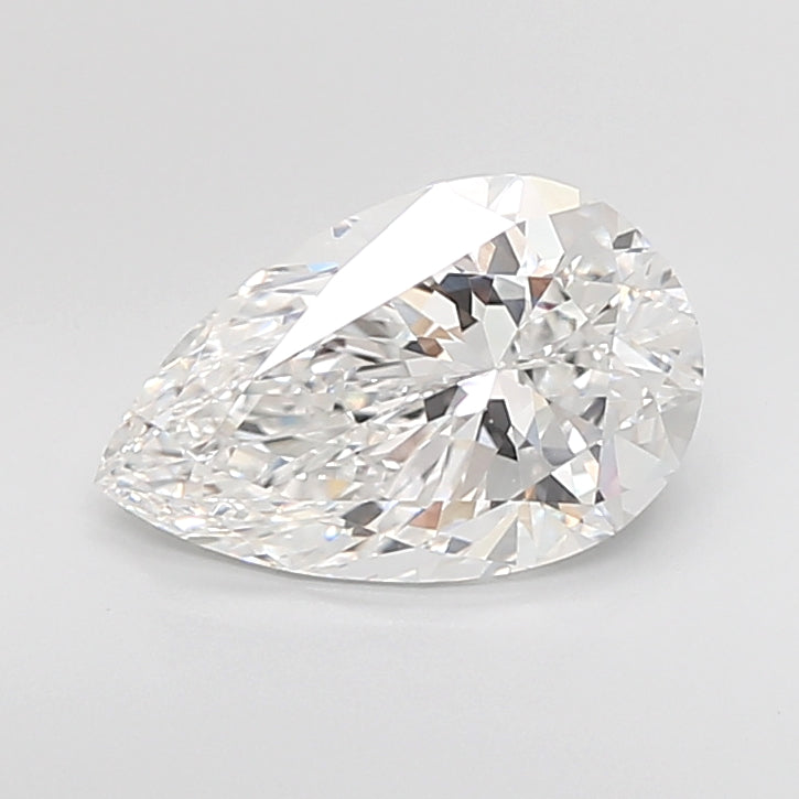 4.00 Carat Pear Shaped, Ideal Cut, E Color, VS1 Clarity, IGI Certified Lab Grown Diamond