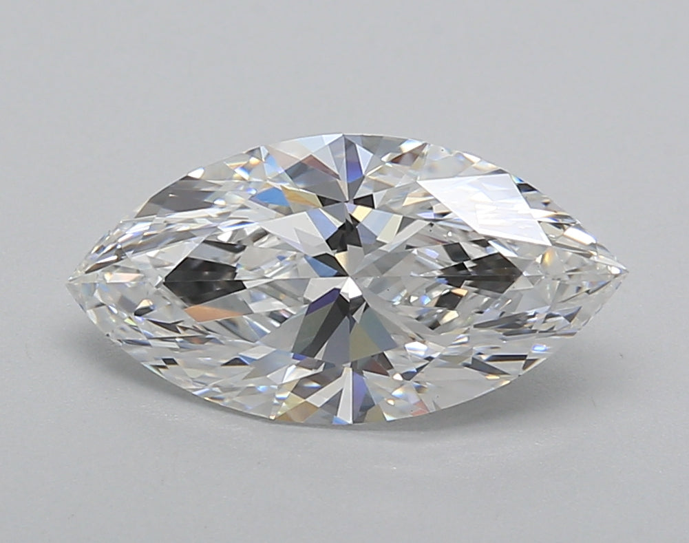 2.00 Carat Marquise Shaped, Ideal Cut, E Color, VS1 Clarity, IGI Certified Lab Grown Diamond