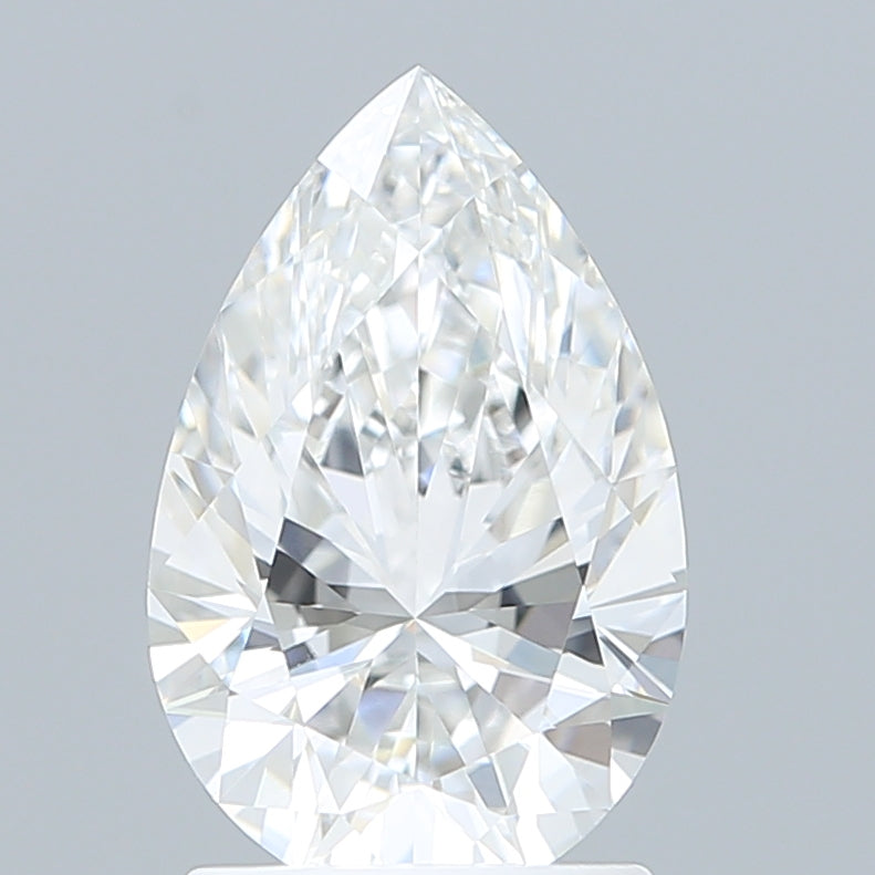 1.80 Carat Pear Shaped, Ideal Cut, E Color, VVS1 Clarity, IGI Certified Lab Grown Diamond