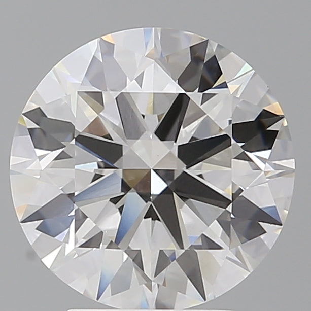 3.57 Carat Round Shaped, Ideal Cut, F Color, VVS2 Clarity, IGI Certified Lab Grown Diamond