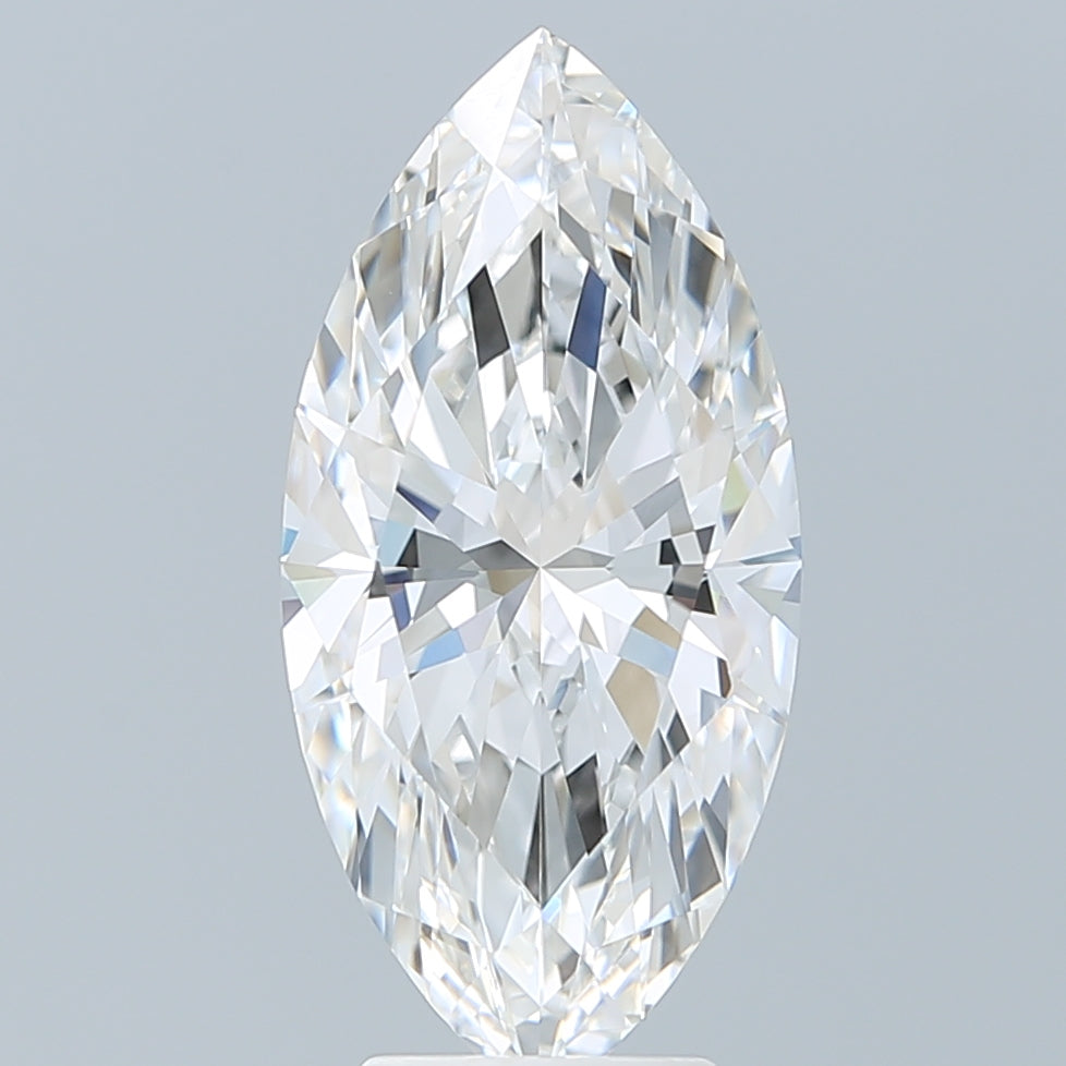 4.58 Carat Marquise Shaped, Ideal Cut, E Color, VVS1 Clarity, IGI Certified Lab Grown Diamond
