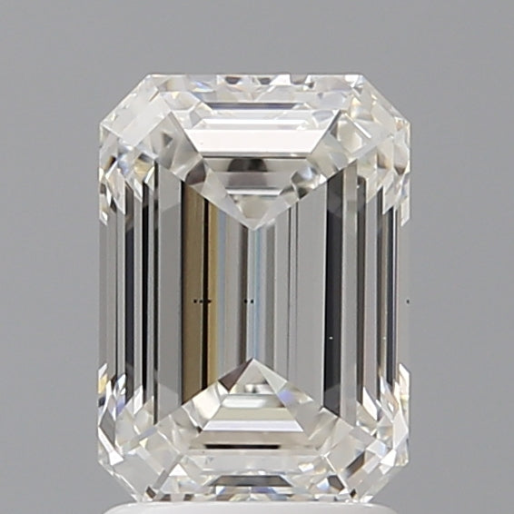 2.06 Carat Emerald Shaped, Ideal Cut, F Color, VS2 Clarity, IGI Certified Lab Grown Diamond
