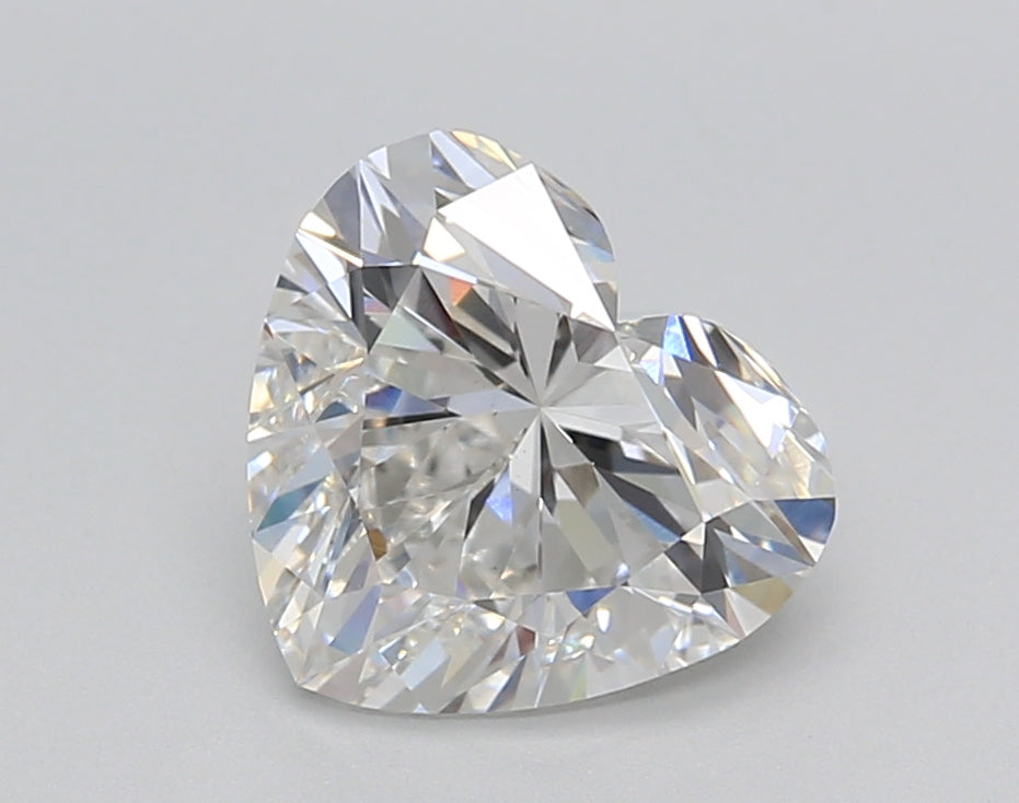 2.01 Carat Heart Shaped, Ideal Cut, F Color, VVS2 Clarity, IGI Certified Lab Grown Diamond