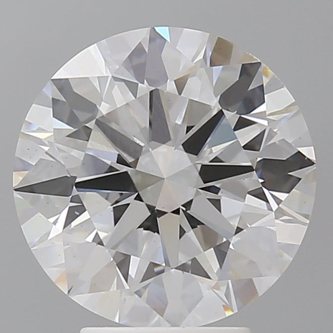4.53 Carat Round Shaped, Ideal Cut, E Color, VS2 Clarity, IGI Certified Lab Grown Diamond