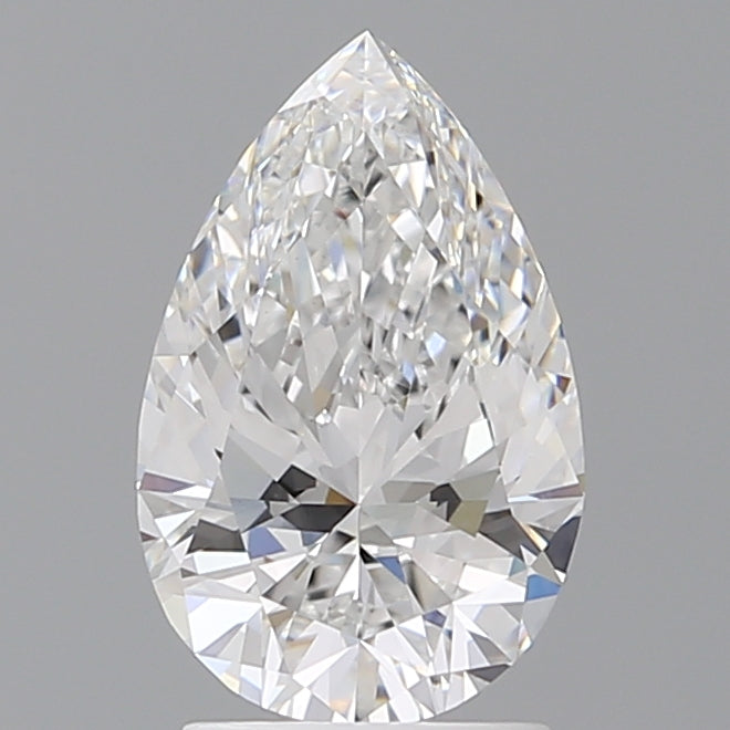 2.10 Carat Pear Shaped, Ideal Cut, E Color, VVS2 Clarity, IGI Certified Lab Grown Diamond