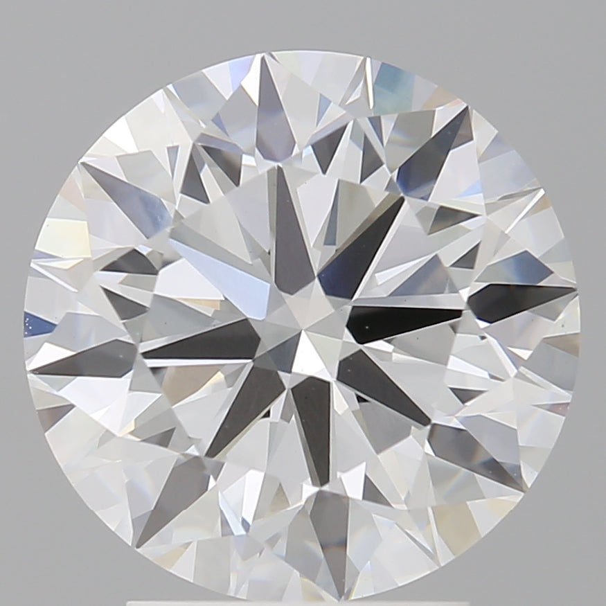 3.50 Carat Round Shaped, Excellent Cut, E Color, VVS2 Clarity, IGI Certified Lab Grown Diamond