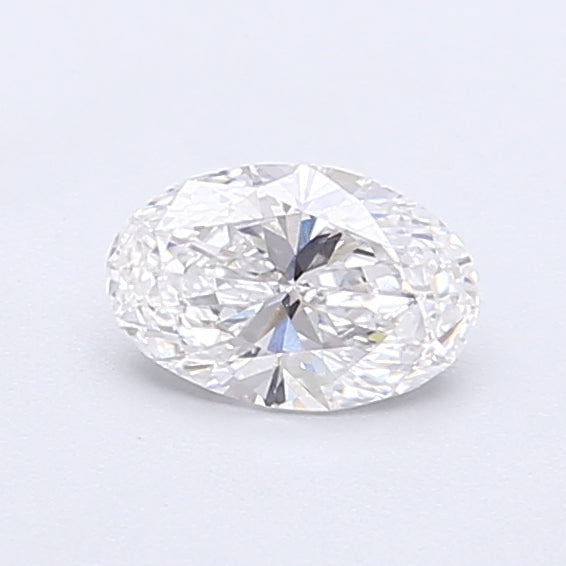 0.46 Carat Oval Shaped, Very Good Cut, D Color, VVS1 Clarity, IGI Certified Lab Grown Diamond