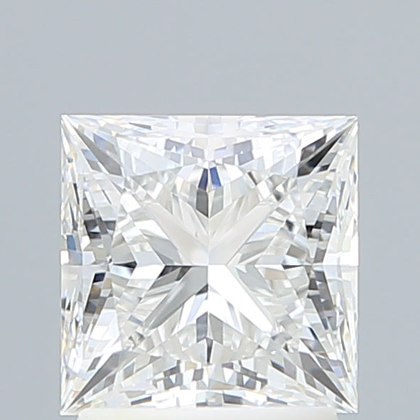 2.08 Carat Princess Shaped, Ideal Cut, E Color, VVS2 Clarity, IGI Certified Lab Grown Diamond
